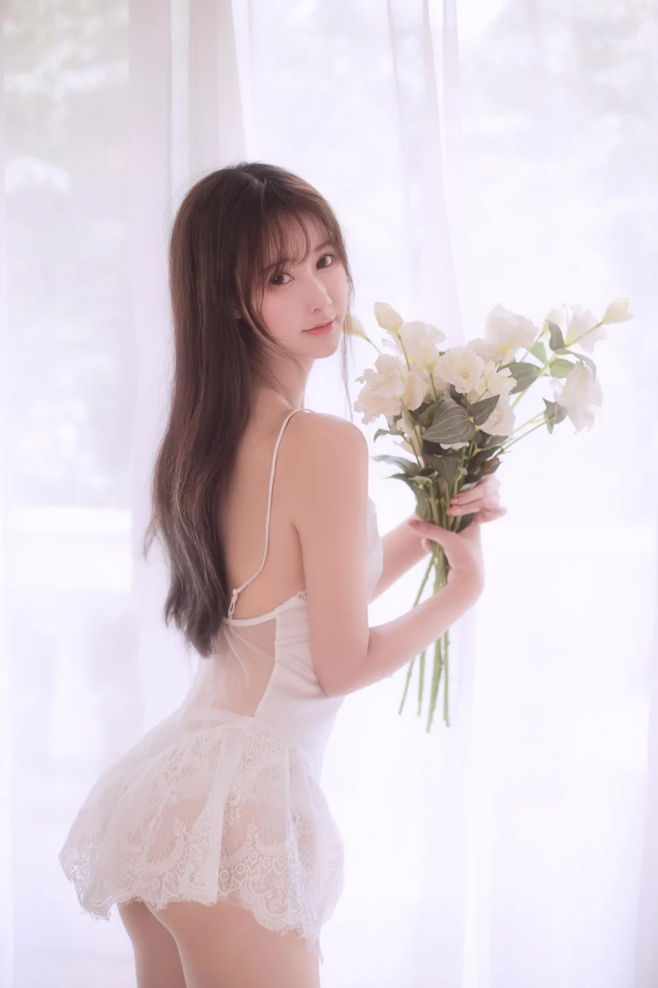 羽生三未 - No.026 日系睡裙 [30P-316MB] tg@simisebaisi 【丝足阁】003.webp